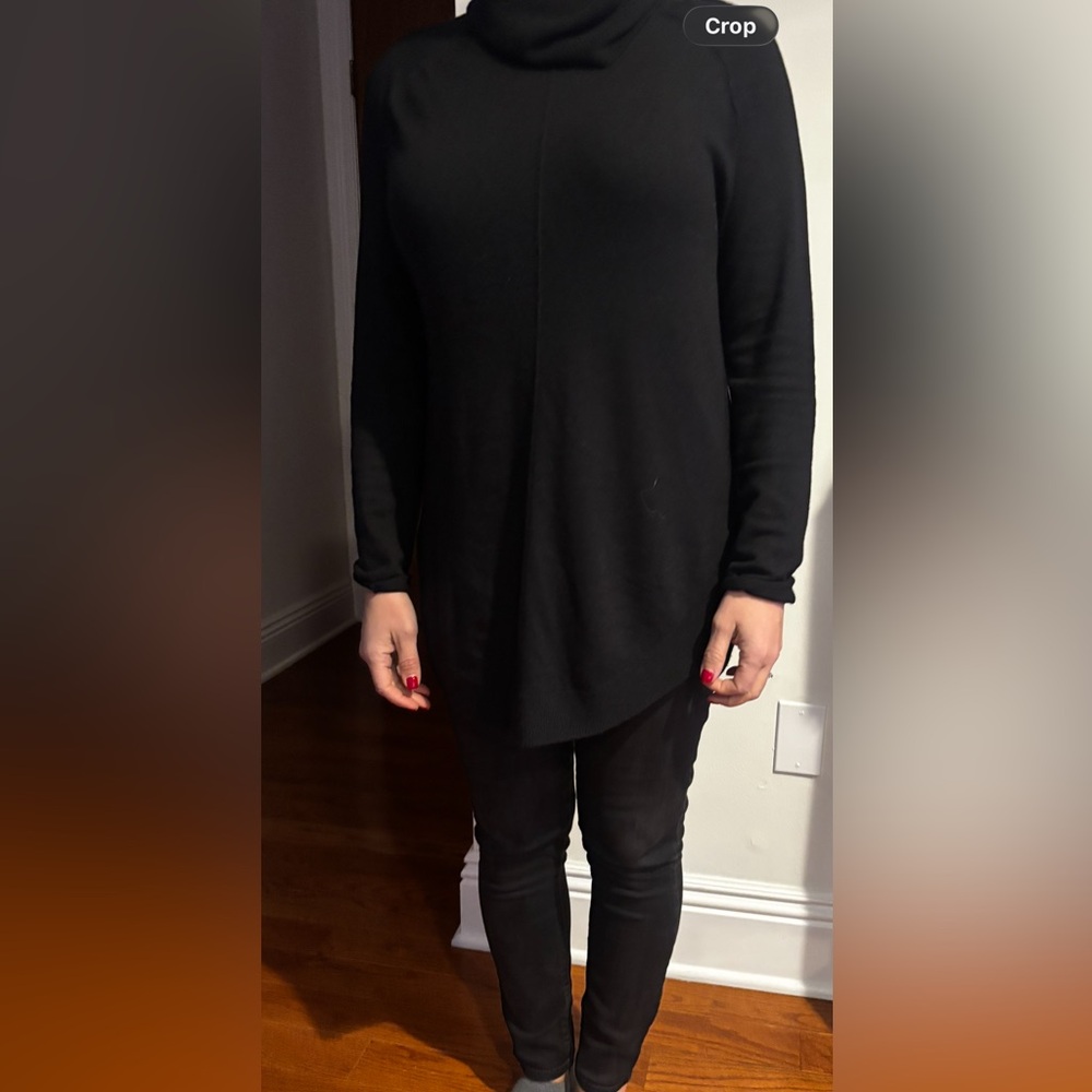 Caslon Black turtleneck Knit Sweater Size S
